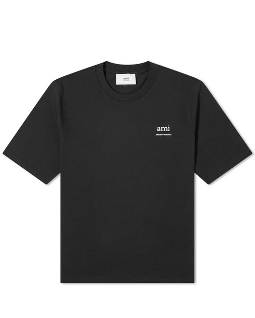 AMI Black Logo T-Shirt