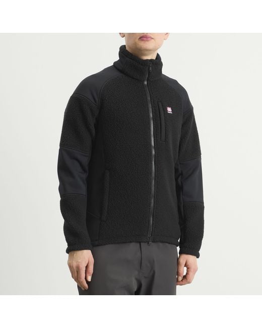 66 North Black Tindur Technical Shearling Jacket for men