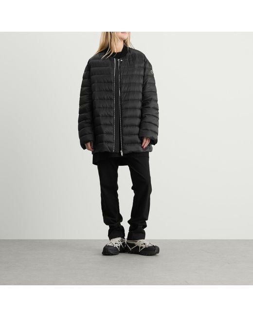 Rick Owens Black X Moncler Flight Parka Jacket