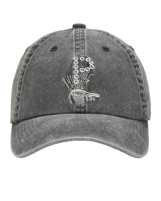 Palmes Gray End. X Racquet 6-Panel Cap for men