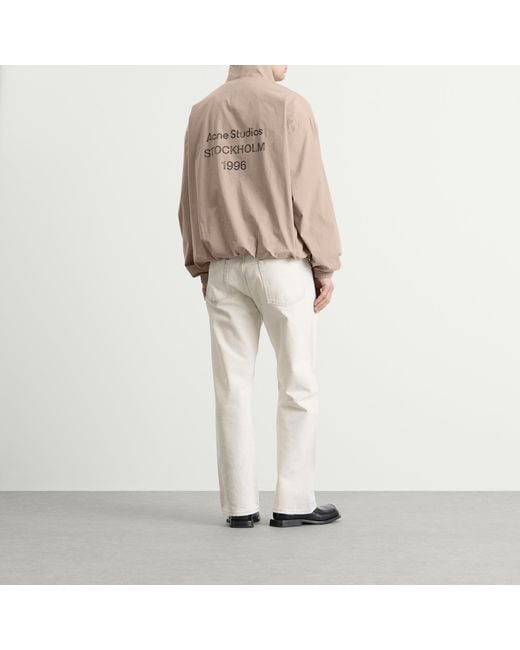 Acne Brown Olando Soft Cotton Poplin Jacket for men