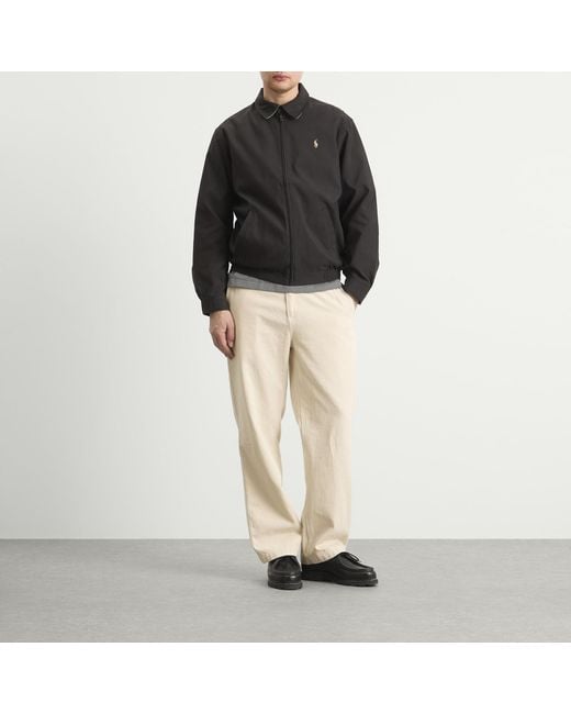Polo Ralph Lauren Gray Bi-Swing Harrington Jacket for men