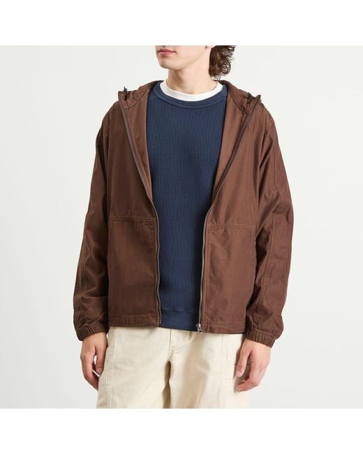 Gramicci Brown Beach Hooded Jacket for men