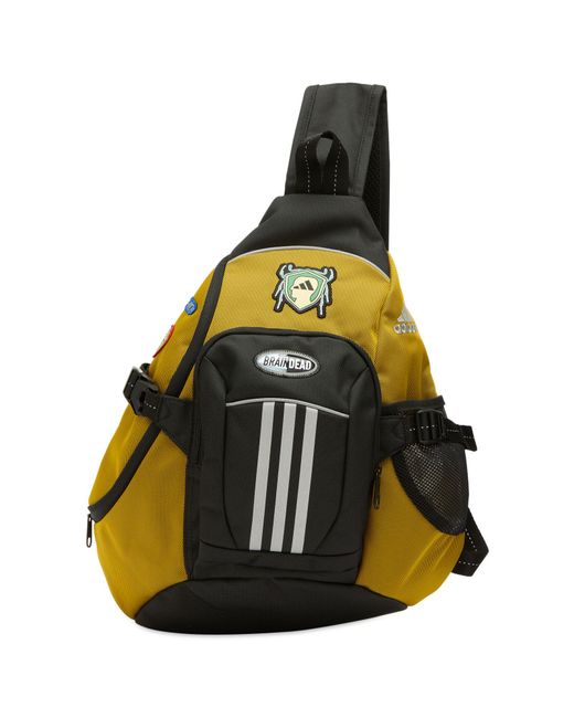 Adidas Yellow X Brain Dead Sling Bag for men