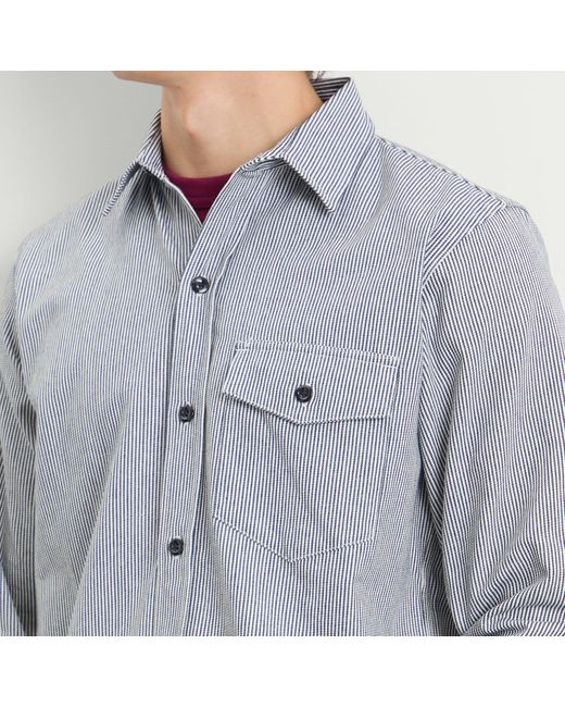 Randy's Garments Blue Randy's Garments 1 Pocket Shirt for men