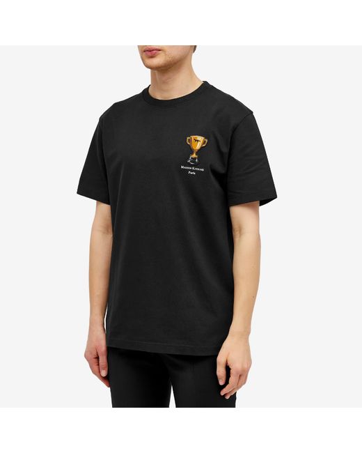 Maison Kitsuné Black Trophy Comfort T-Shirt for men