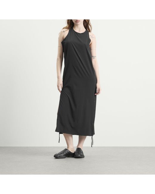 Y-3 Black Racer Midi Dress