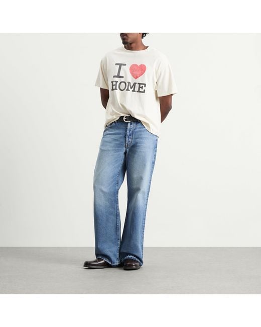 GALLERY DEPT. Blue Melrose Washed Jeans for men