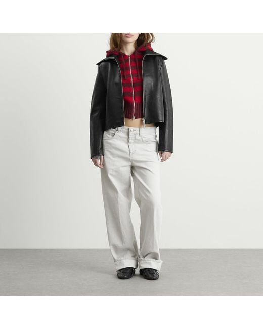 Samsøe & Samsøe Black Sashira Leather Jacket