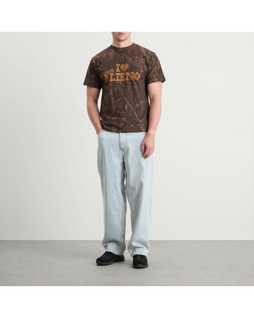 No Problemo Brown I Love Alieno Camo T-Shirt for men