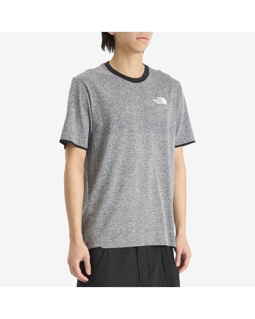 The North Face Gray Valday Tech T-Shirt for men