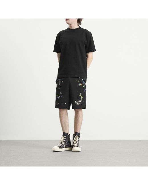 GALLERY DEPT. Black Studio Gym Short for men