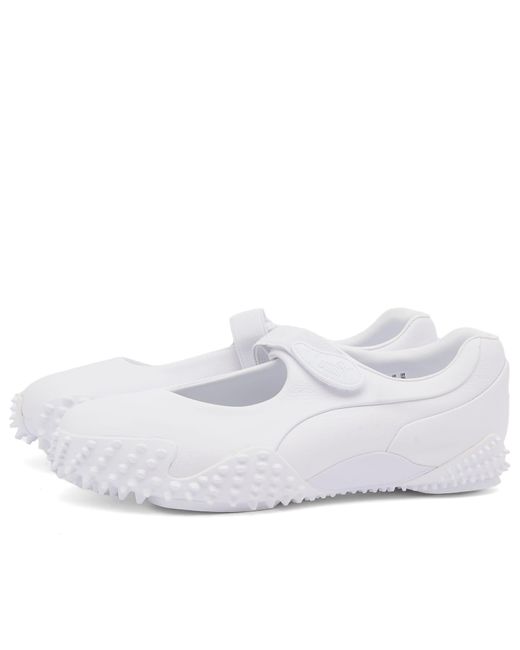 PUMA White Mostro Fey Lth Sneaker