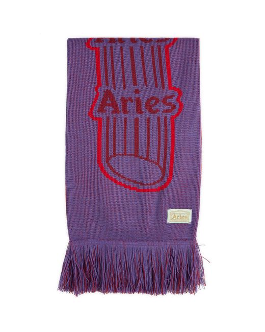 Aries Purple Column Scarf