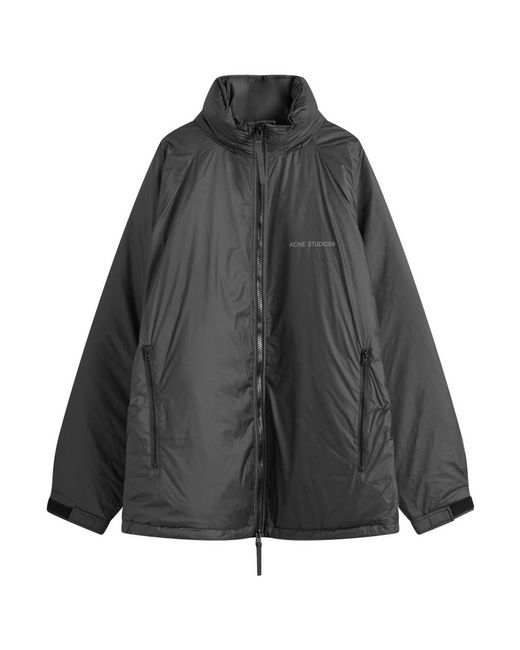 Acne Black Odov Lightweight Technical Down Jacket for men