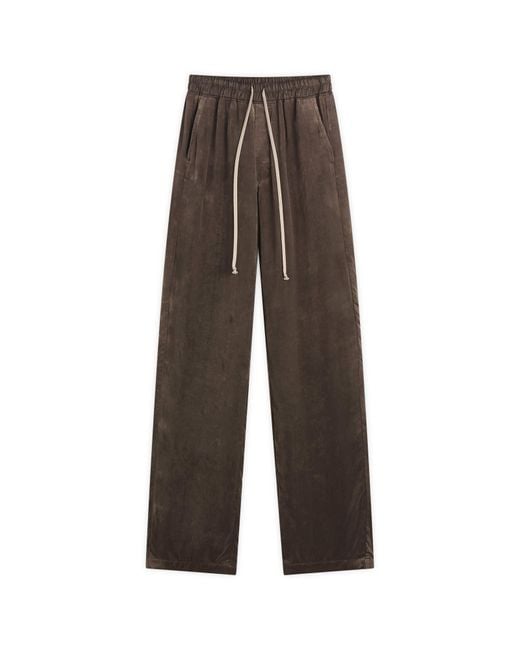 Rick Owens Brown Dietrich Drawstring Trousers