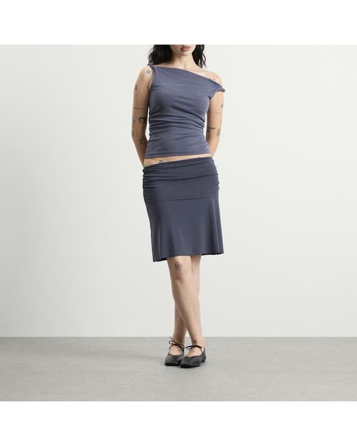 Samsøe & Samsøe Blue Sasun Mini Skirt