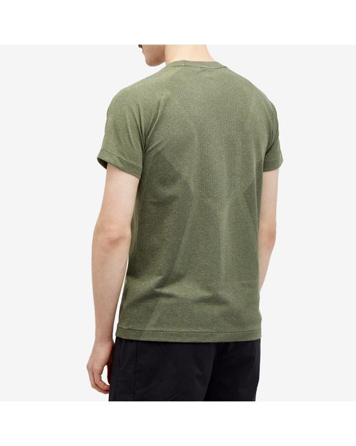 New Balance Green Nb Athletics Seamless T-Shirt for men