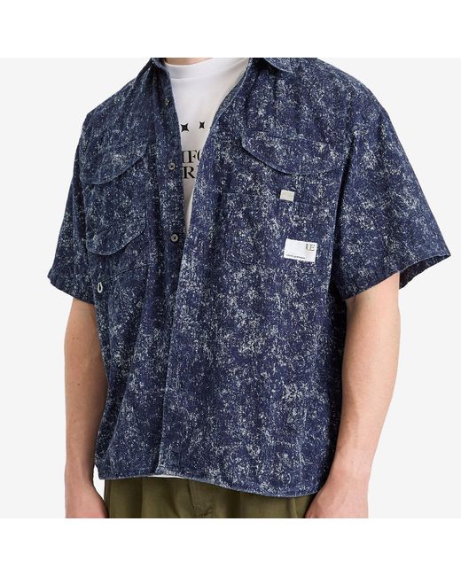 Uniform Experiment Blue Print Fishing Shirt for men