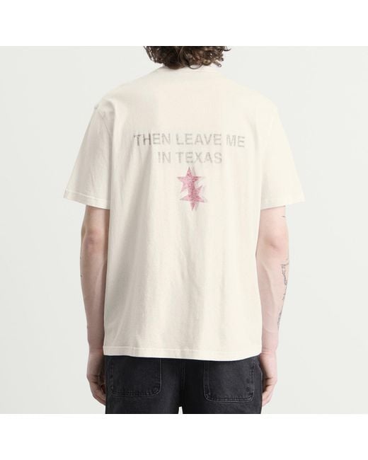 Cole Buxton Natural Paris Texas T-Shirt for men
