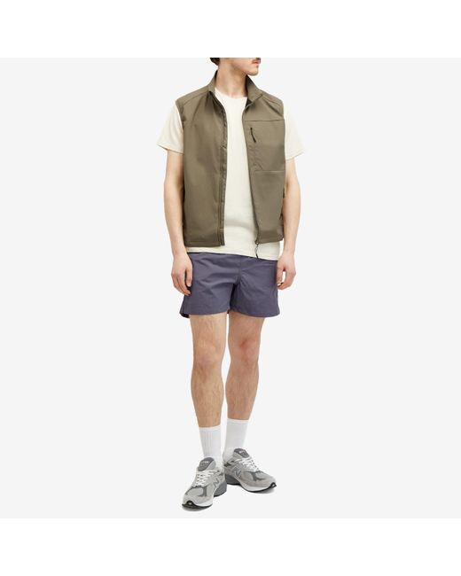 Norse Projects Green Birkholm Solotex Twill Vest for men