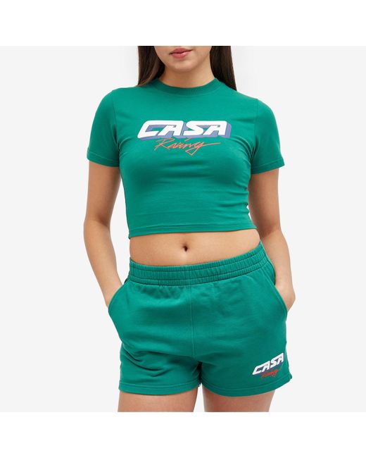 Casablancabrand Green Printed Baby T-Shirt