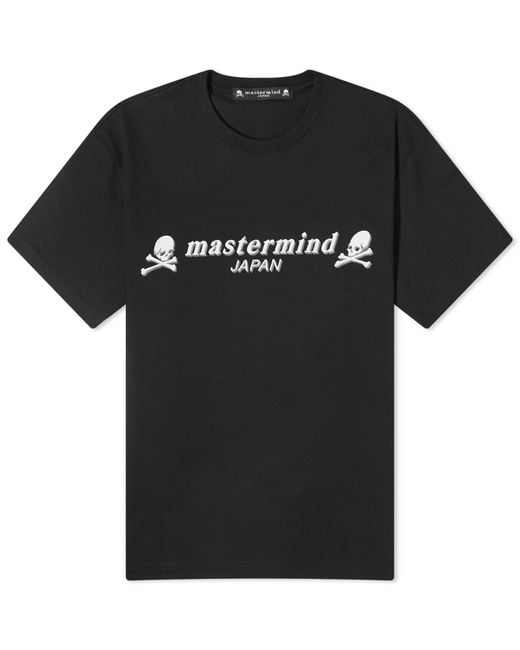 Mastermind Japan Black 3D Skull T-Shirt for men