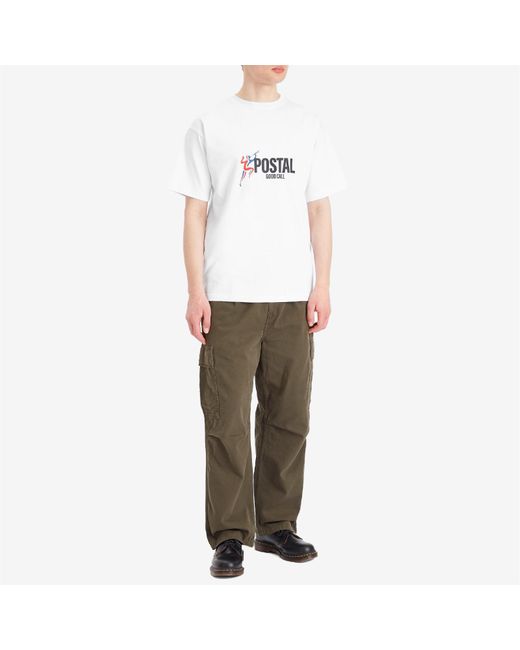 Postalco White Good Call T-Shirt for men