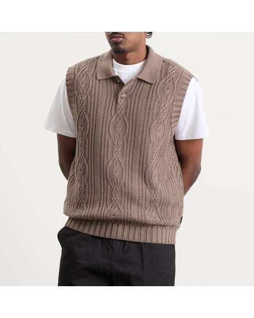 Nike Brown Golf Vest for men