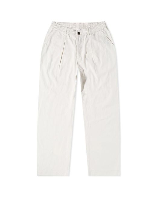 Universal Works Winter Twill Oxford Pant in White for Men | Lyst
