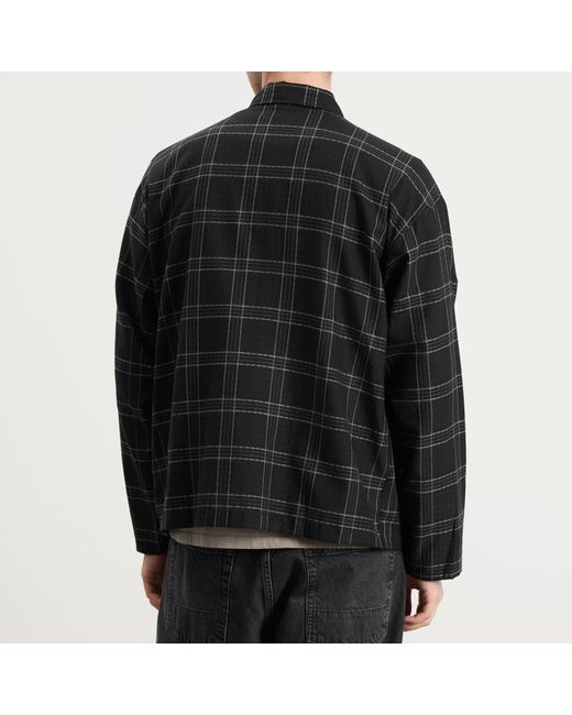 YMC Black Pj Check Overshirt for men