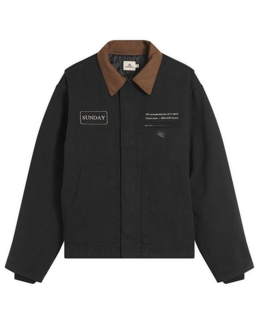 SUNDAYFRUITMARKET Black Sunday Work Jacket
