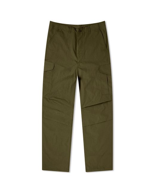 FRIZMWORKS Green Parachute Cargo Pants for men