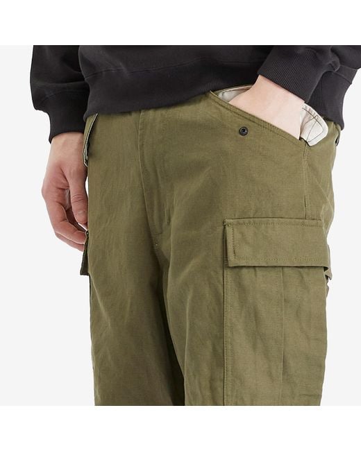 Maharishi Green Hemp M65 Loose Snopants for men