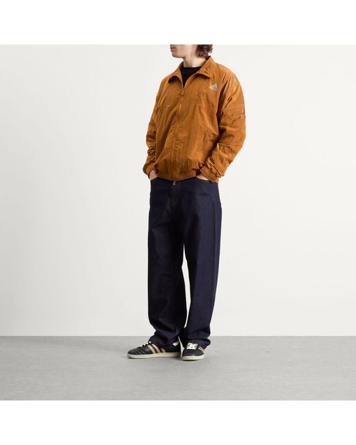 Adidas Brown Eqt Track Top for men