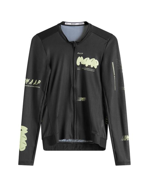 MAAP Black Aerate Pro Air Long Sleeve Jersey 3.0 for men