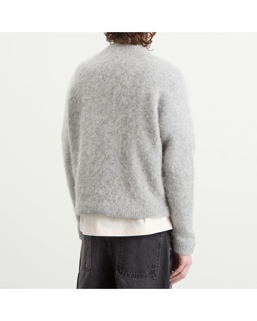 About Blank Gray Alpaca Crew for men