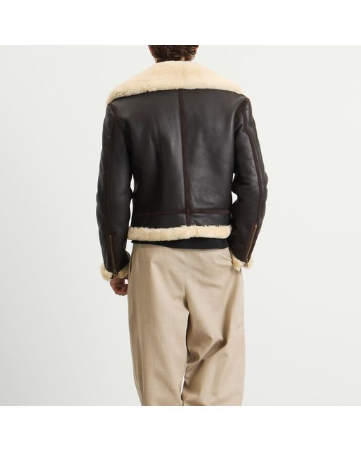 J.W. Anderson Black Aviator Jacket for men