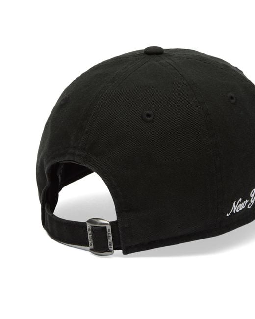 KTZ Black New York Mets Washed Script 9Twenty Cap