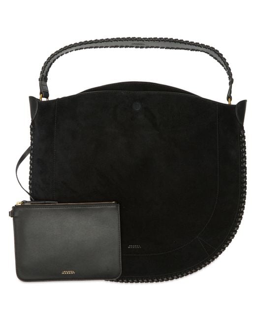 Isabel Marant Black Oskan Hobo Soft Bag