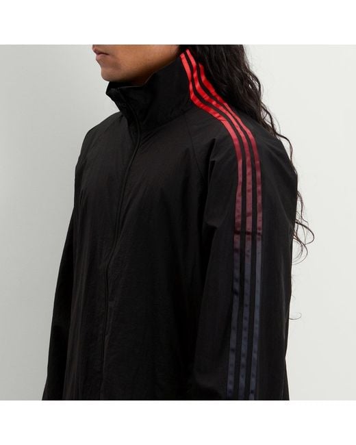 Y-3 Black Gradient Stripes Nylon Track Top for men