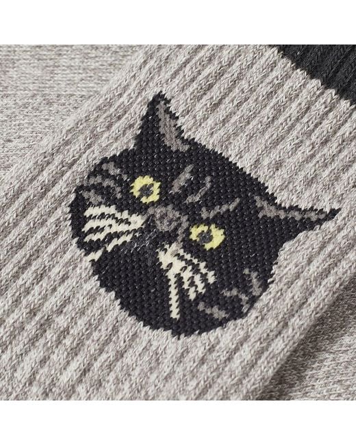 Rostersox Gray Cat Socks