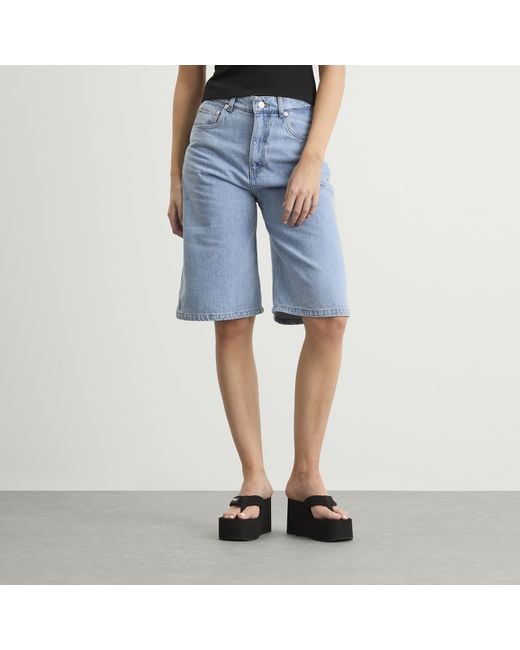 Coperni Blue Denim Bermuda Shorts
