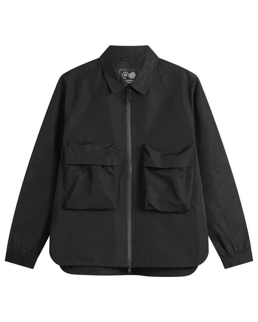 Purple Mountain Observatory Black Climate Shirt Jacket for men
