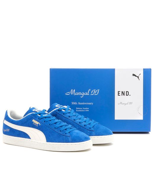 PUMA Blue End. X X Mangal Ii Suede Sneaker