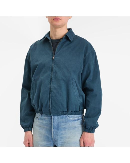 ジャケット・アウター AURALEE FINX GABARDINE SWING TOP Navy Product Dyed Finx Gabardine Swing Jacket by AURALEE on Sale