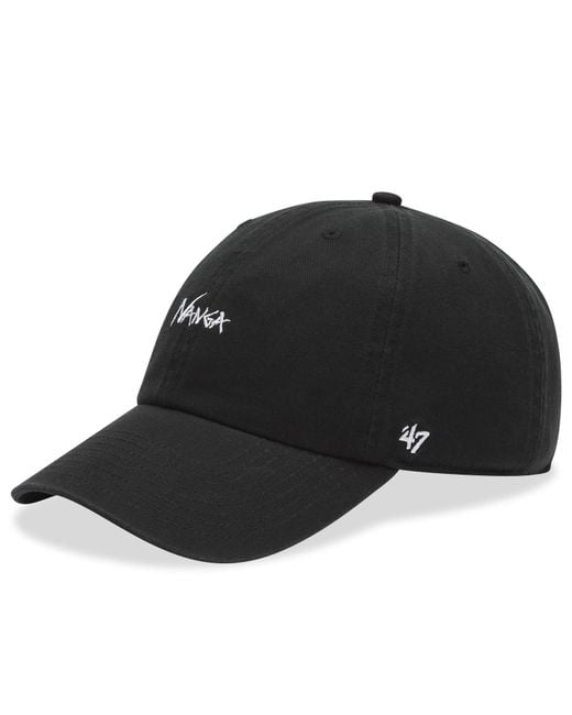 NANGA Black X 47 Cotton Cap for men