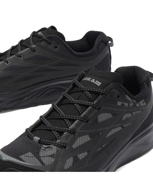 Hoka One One Black Huaka Pro Sneaker
