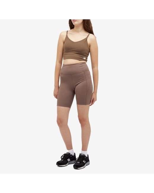 New Balance Brown Soft Bra Top