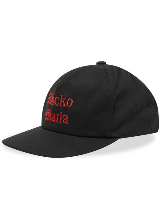 Wacko Maria Cotton Type 2 Logo 6 Panel Cap in Black for Men | Lyst